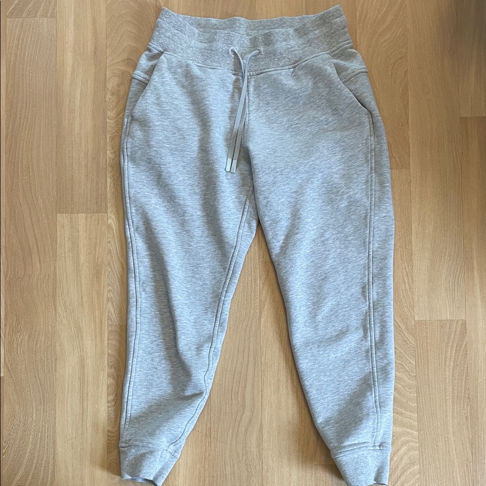 Lululemon Warm Down Jogger Heathered Vapor Size 6 - Picture 4 of 8